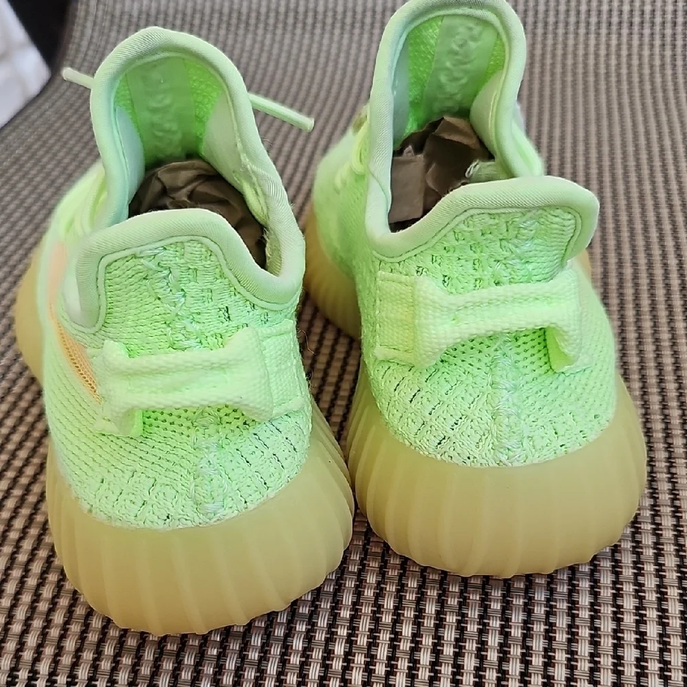 Yeezy Boost Vibrant Lime Kids Sneakers Male/Female US Size 1